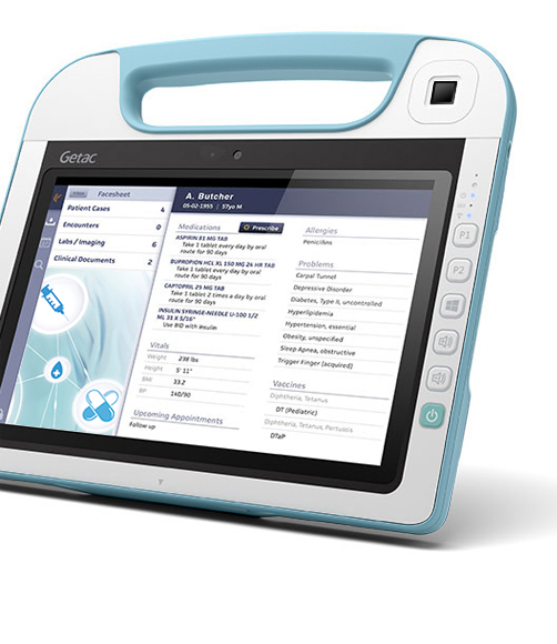 Do rugged tablets or industrial tablets have medical device capabilities?
